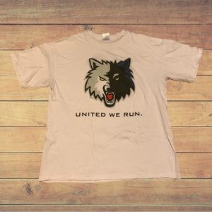 Minnesota MN Timber Wolves Wolf United We Run Shirt Twins The Wild
